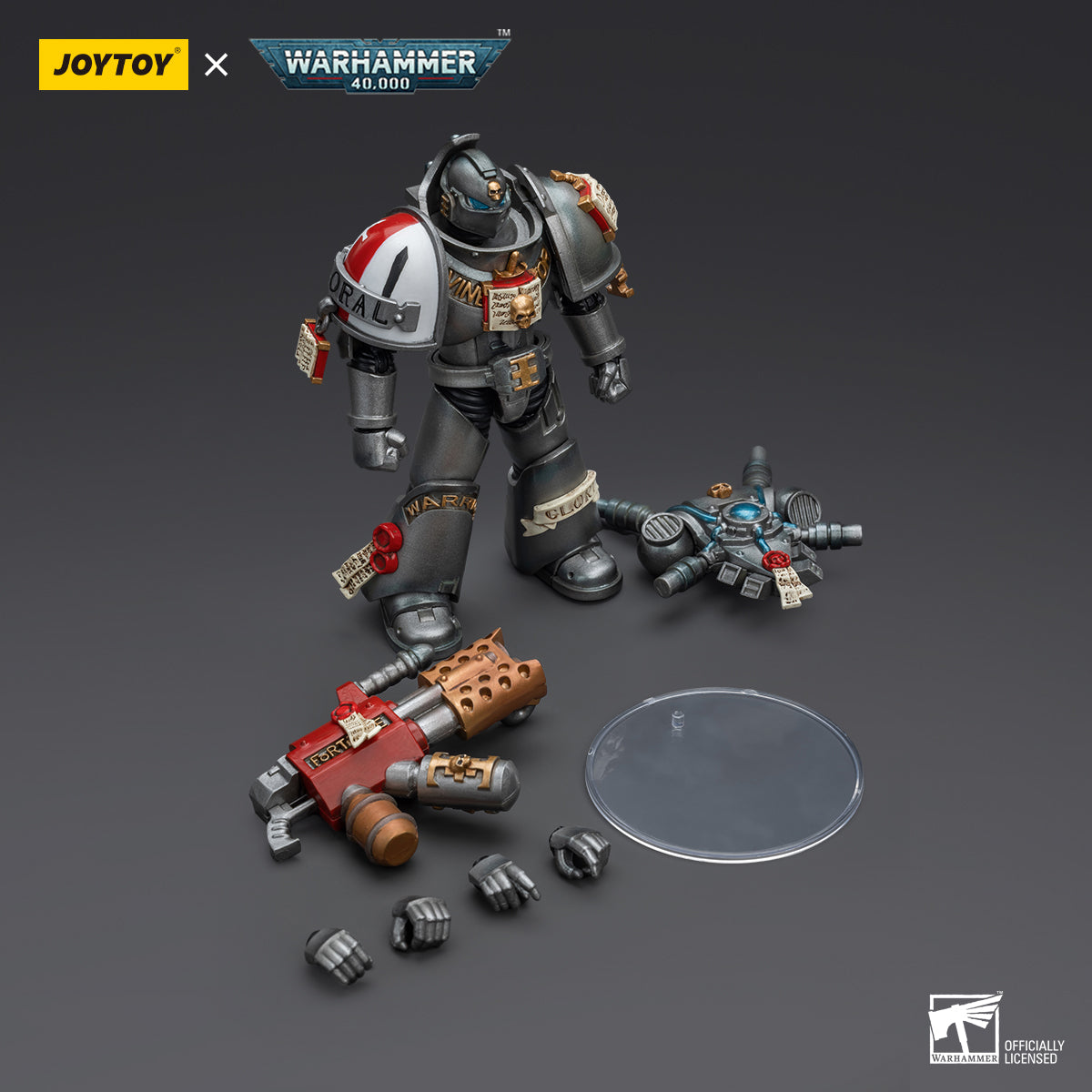 JOYTOY Warhammer 40,000 - Grey Knights Interceptor Squad Interceptor with Incinerator