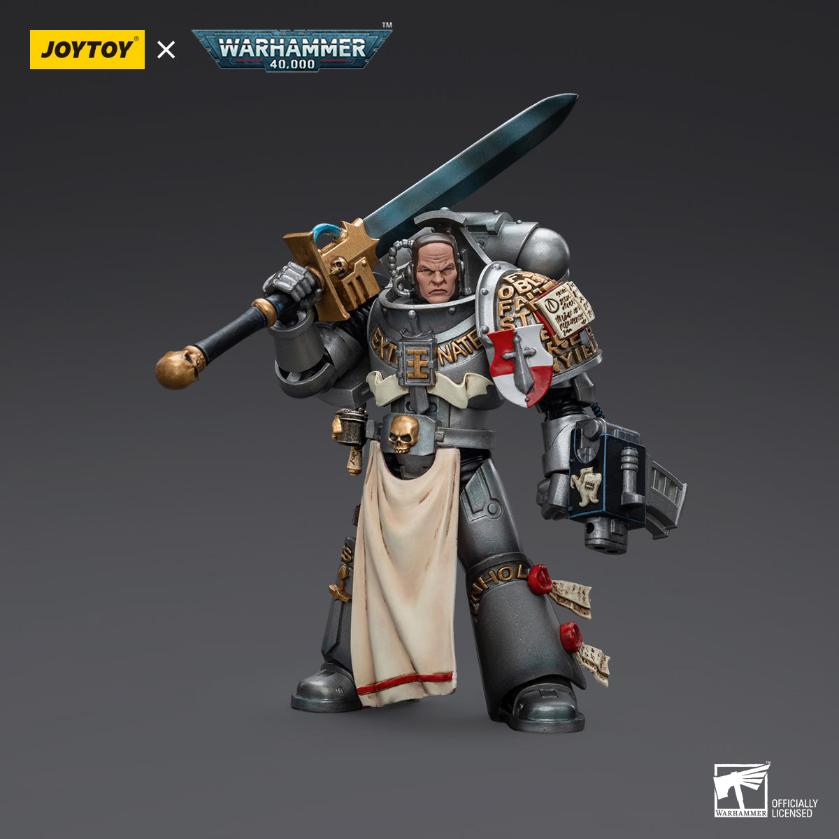 JOYTOY Warhammer 40,000 - Grey Knights Strike Squad Justicar
