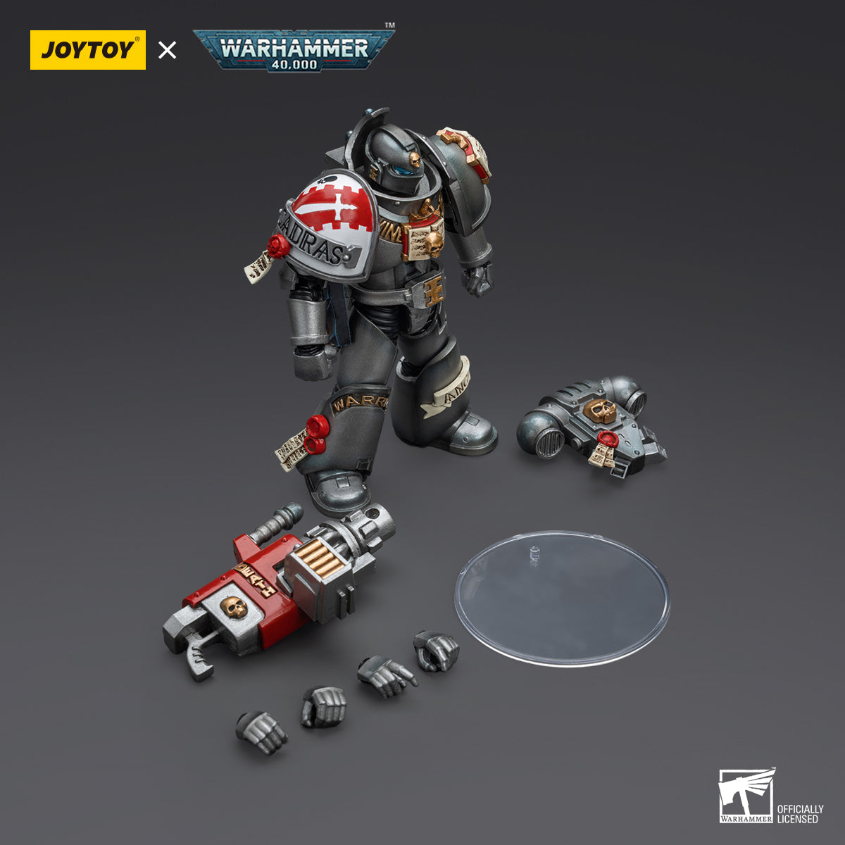JOYTOY Warhammer 40,000 - Grey Knights Strike Squad Grey Knight with Psycannon