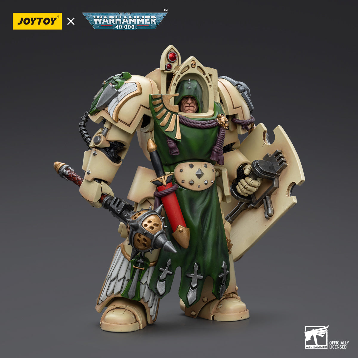 JOYTOY Warhammer 40,000 - Dark Angels Deathwing Knight Legionary #1 with Mace of Absolution