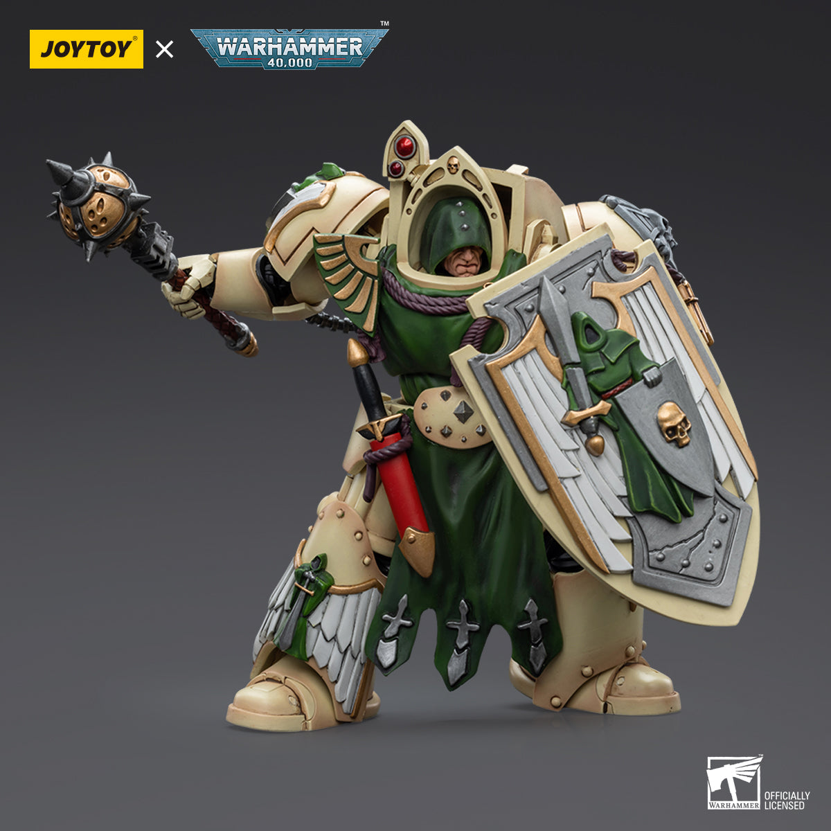 JOYTOY Warhammer 40,000 - Dark Angels Deathwing Knight Legionary #1 with Mace of Absolution