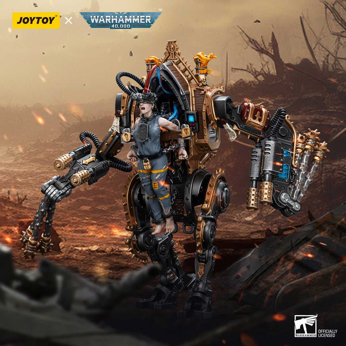 JOYTOY Warhammer 40,000 - Adepta Sororitas Penitent Engine with Penitent Flails