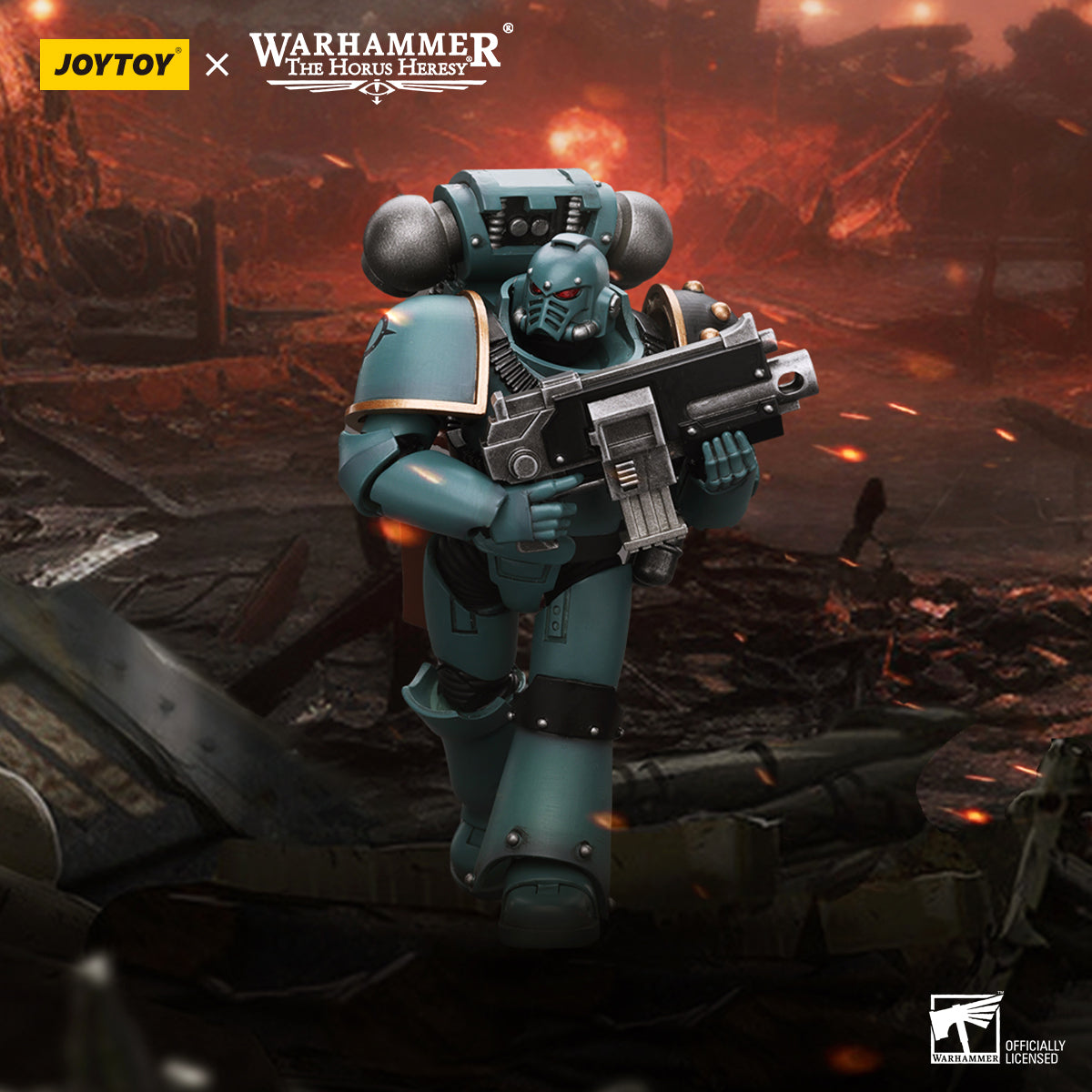 JOYTOY Warhammer The Horus Heresy - Sons of Horus MKIV Tactical Squad Legionary with Bolter