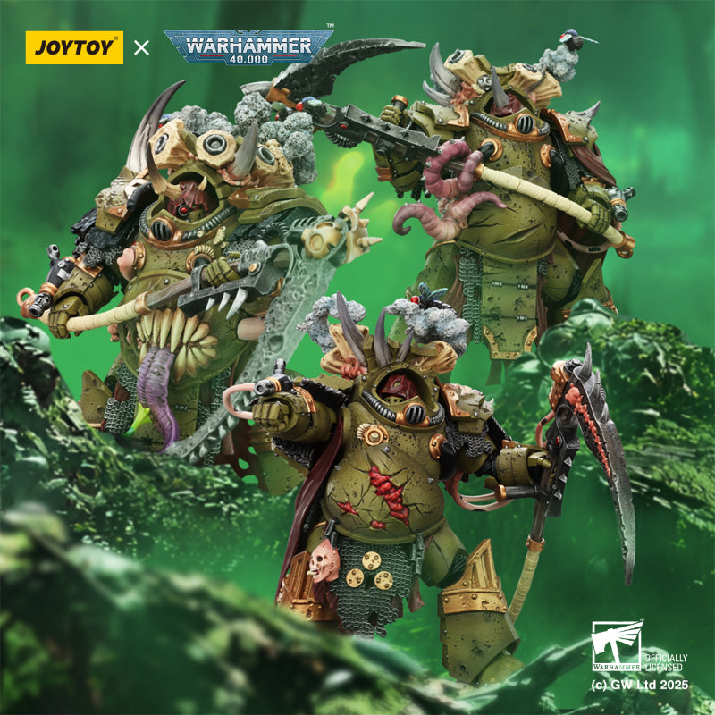 JOYTOY Warhammer 40,000 - Death Guard Deathshroud Terminators