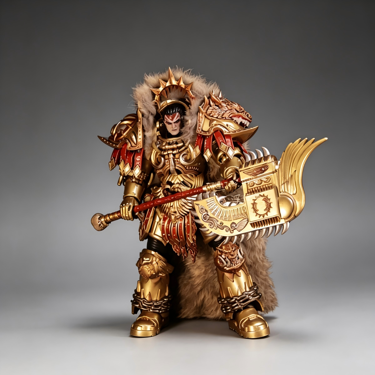 World Eaters Primarch Angron Pre-Daemonhood 30K Horus Heresy 1/18 Scale Custom Action Figure