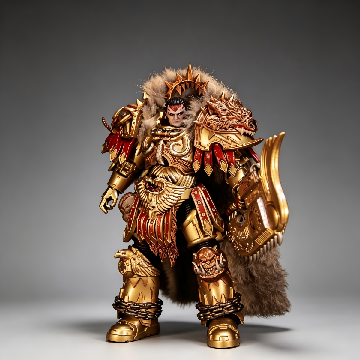 World Eaters Primarch Angron Pre-Daemonhood 30K Horus Heresy 1/18 Scale Custom Action Figure