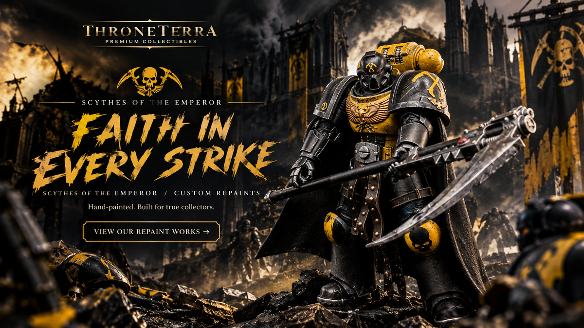 Custom 1/18 Scythes of the Emperor Space Marine Figure