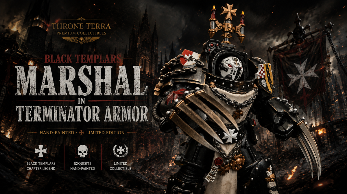 Custom Black Templars Terminator with Lightning Claws Showcase