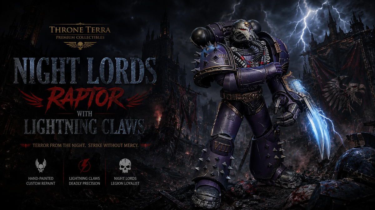 Custom Night Lords Raptor with Lightning Claws Showcase