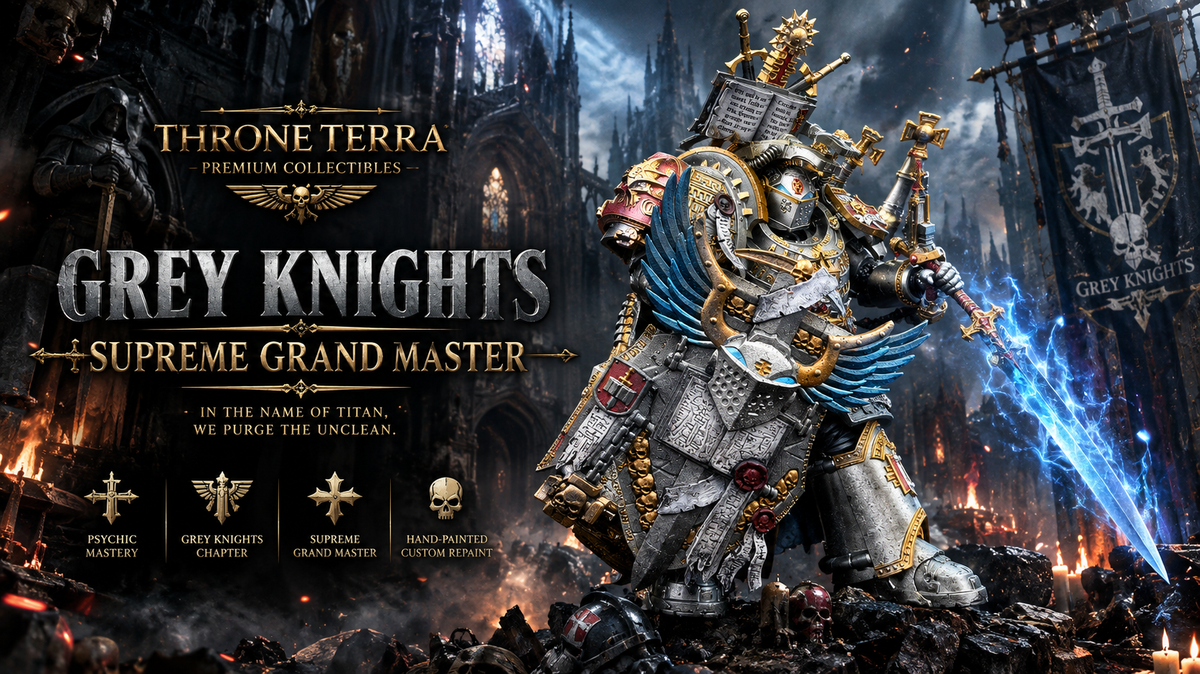 Custom Grey Knights Grand Master Terminator Figure Showcase