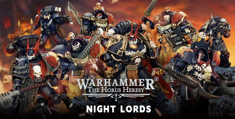 JoyToy The Horus Heresy Night Lords Sevatar First Captain action figure featured at ThroneTerra