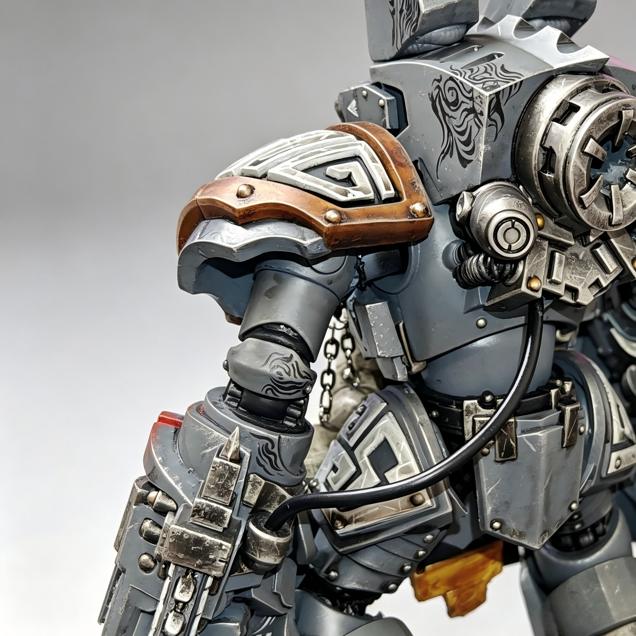 Carcharodons Space Sharks Heavy Terminator - 1/18 Custom Repaint