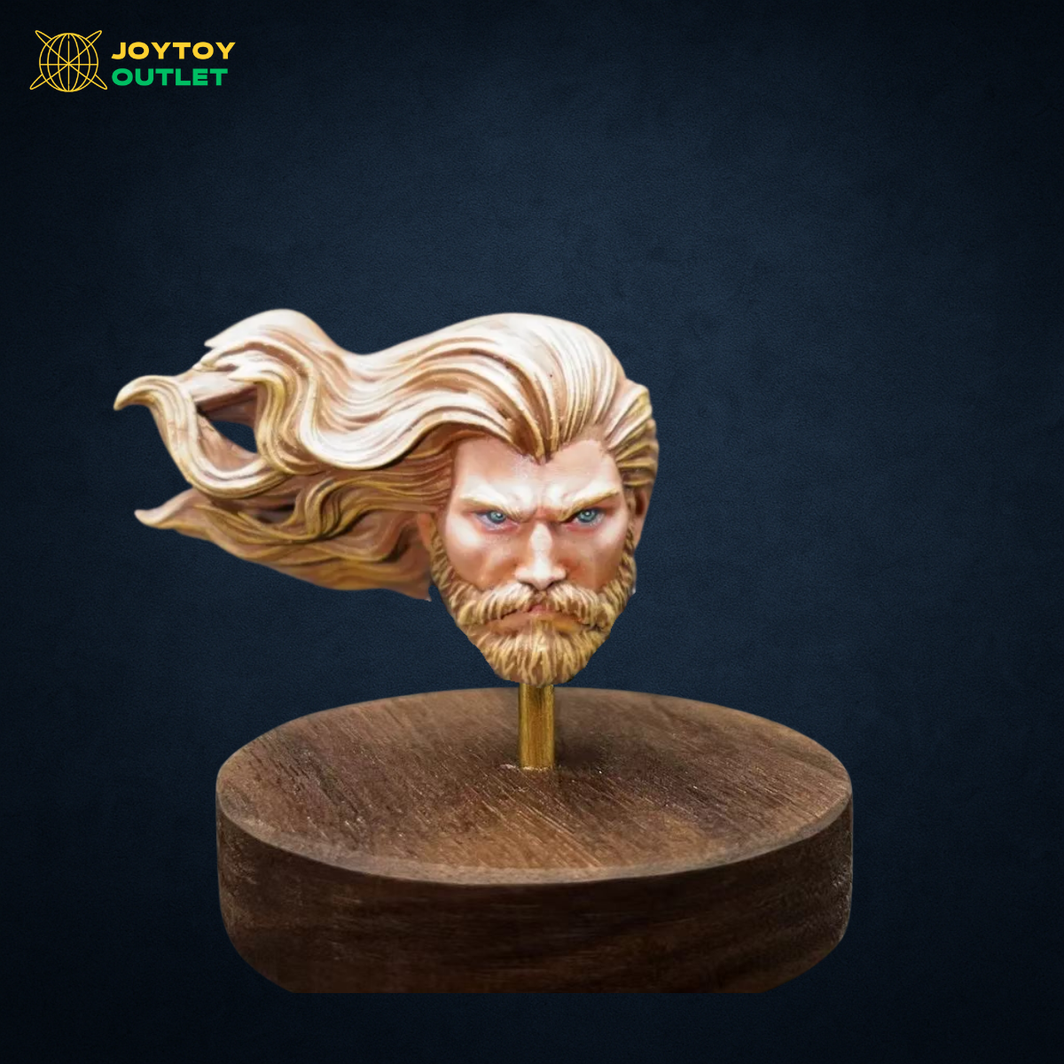 Dark Angels Primarch Lion El’Jonson Long Hair Bare Head Sculpt – Upgrade Part