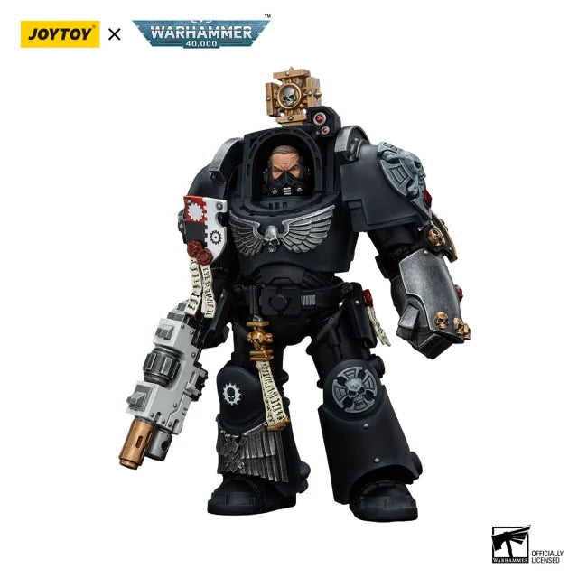JOYTOY Warhammer 40,000 - Iron Hands Captain in Terminator Armour
