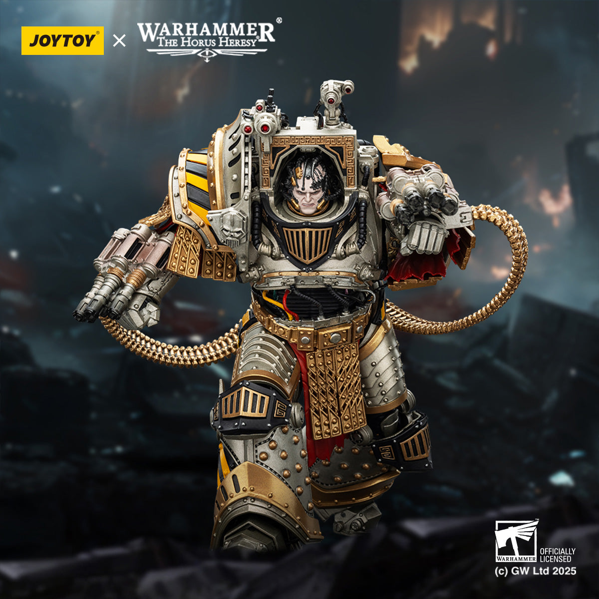 JOYTOY Warhammer The Horus Heresy - Iron Warriors Perturabo, Primarch of the IVth Legion