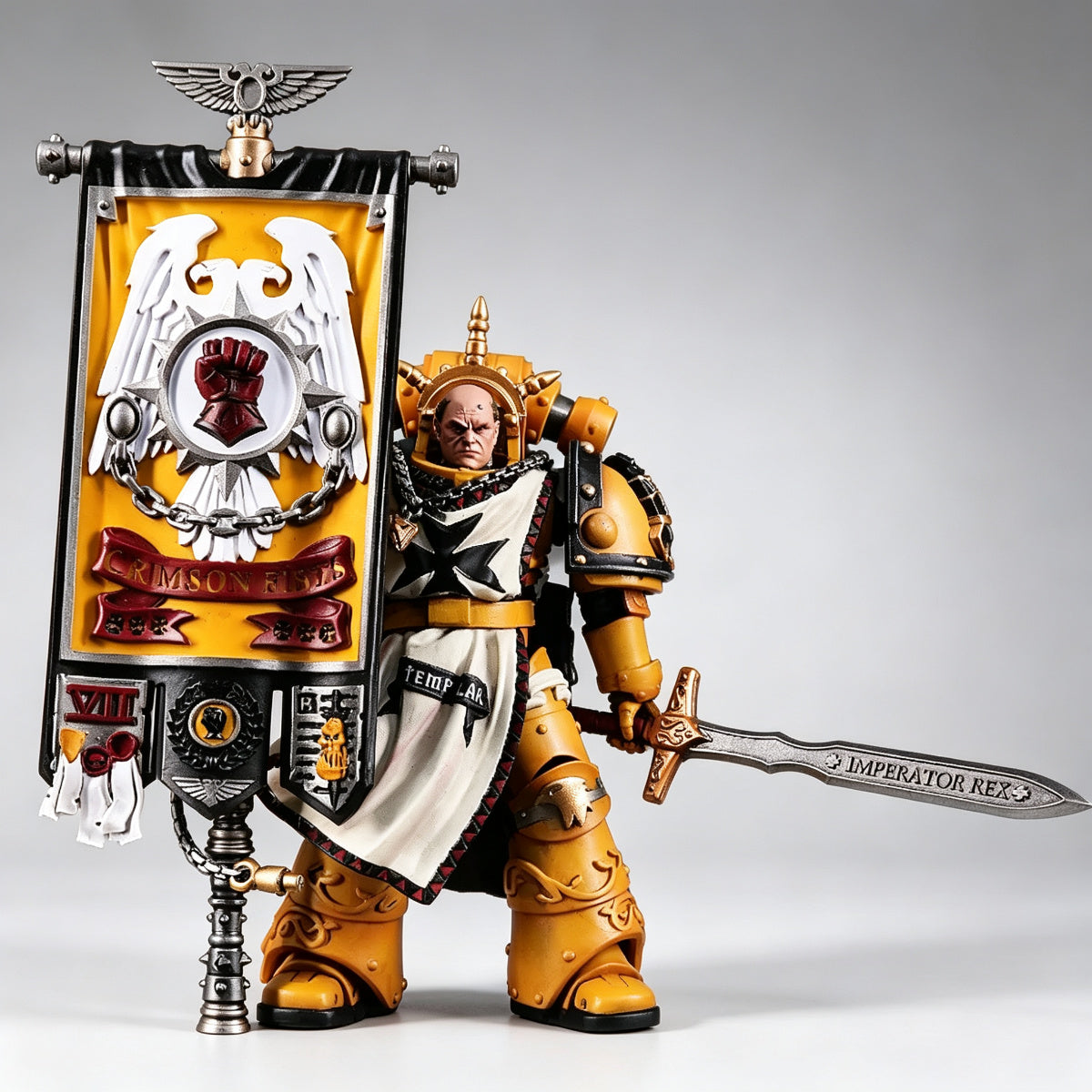 Custom Crimson Fists Banner - Imperial Fists Successor Flag