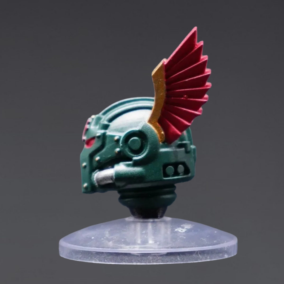 Dark Angels Inspired Cross Emblem Helmet Head Sculpt – Upgrade Part