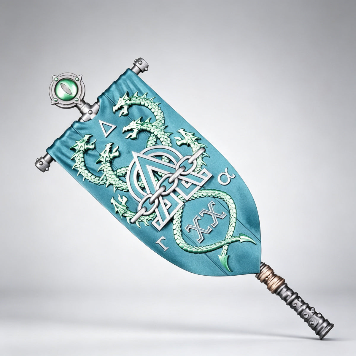 Custom Alpha Legion Banner - Hydra Crest & Chains