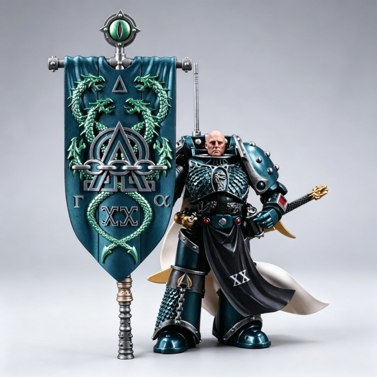 Custom Alpha Legion Banner - Hydra Crest & Chains