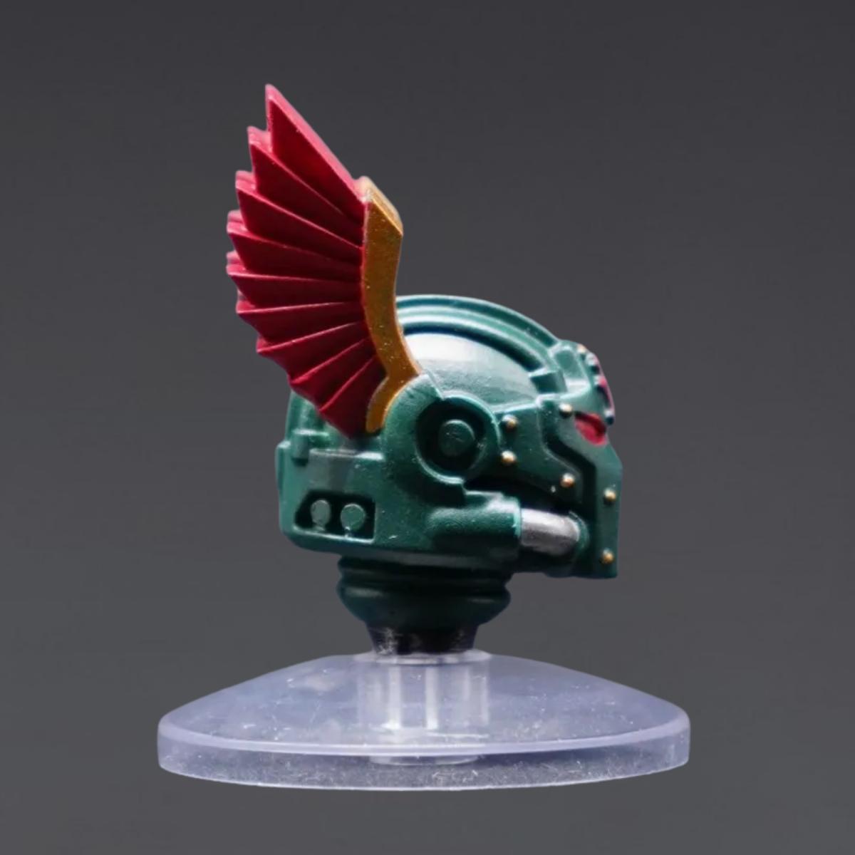Dark Angels Inspired Cross Emblem Helmet Head Sculpt – Upgrade Part