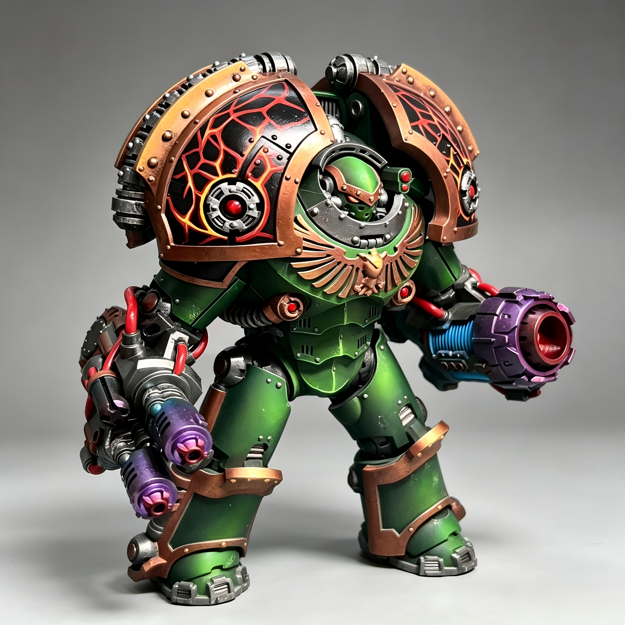 Salamanders mk2 Saturnine Heavy Terminator - 1/18 Custom Repaint