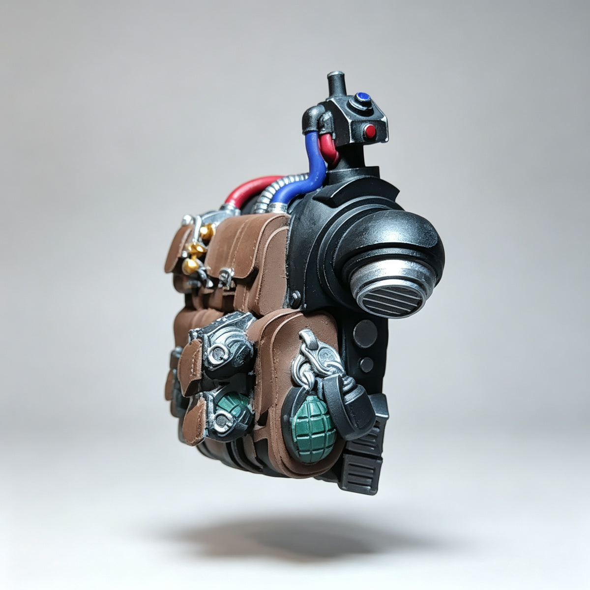 Custom Deathwatch Backpack - Leather Pouches & Grenades