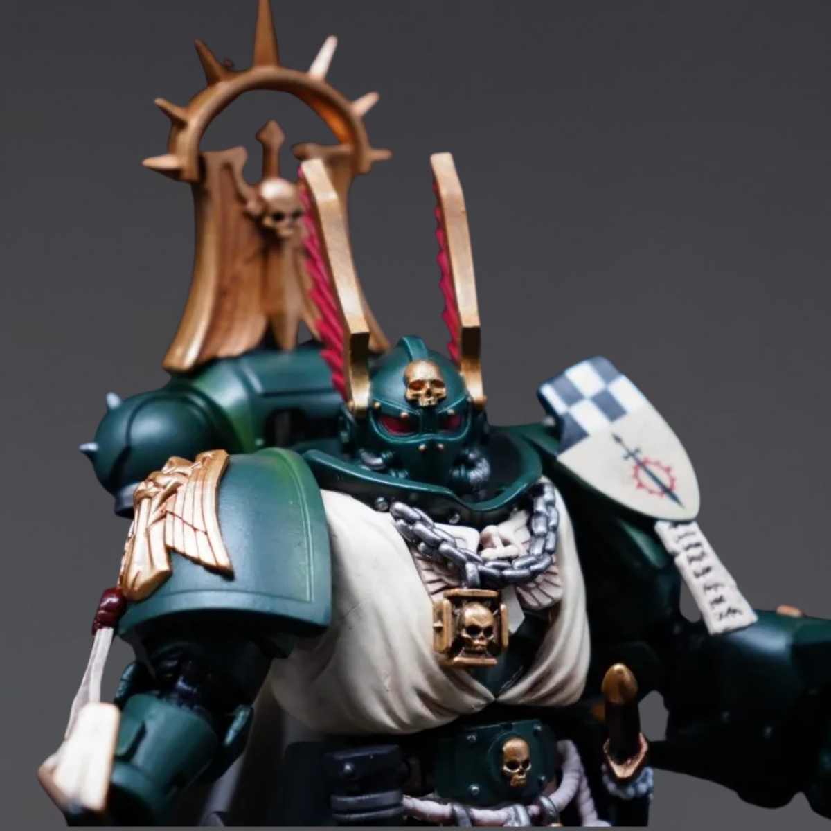 Dark Angels Inspired Winged Helmet Head Sculpt – Upgrade Part