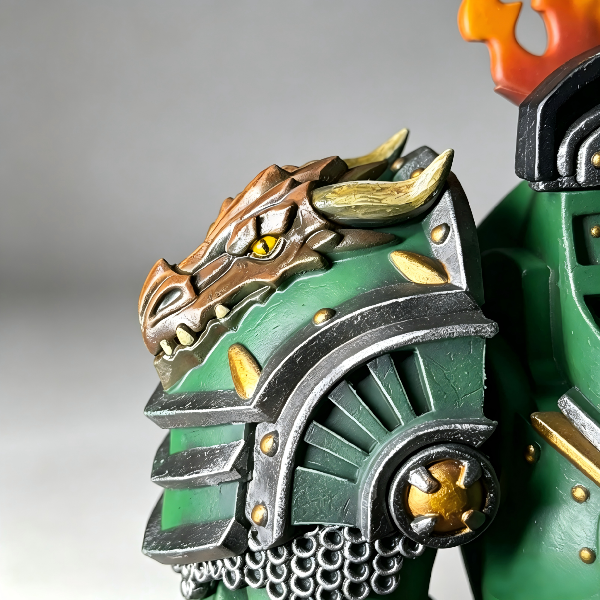 Salamanders Terminator Captain - 1/18 Custom (Drake Companion & Flame Greaves)