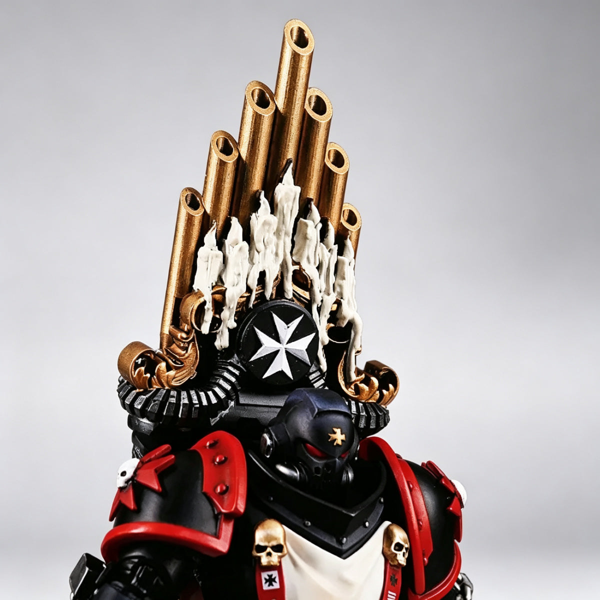 Custom Black Templars Power Pack - Pipe Organ Shrine & Candles