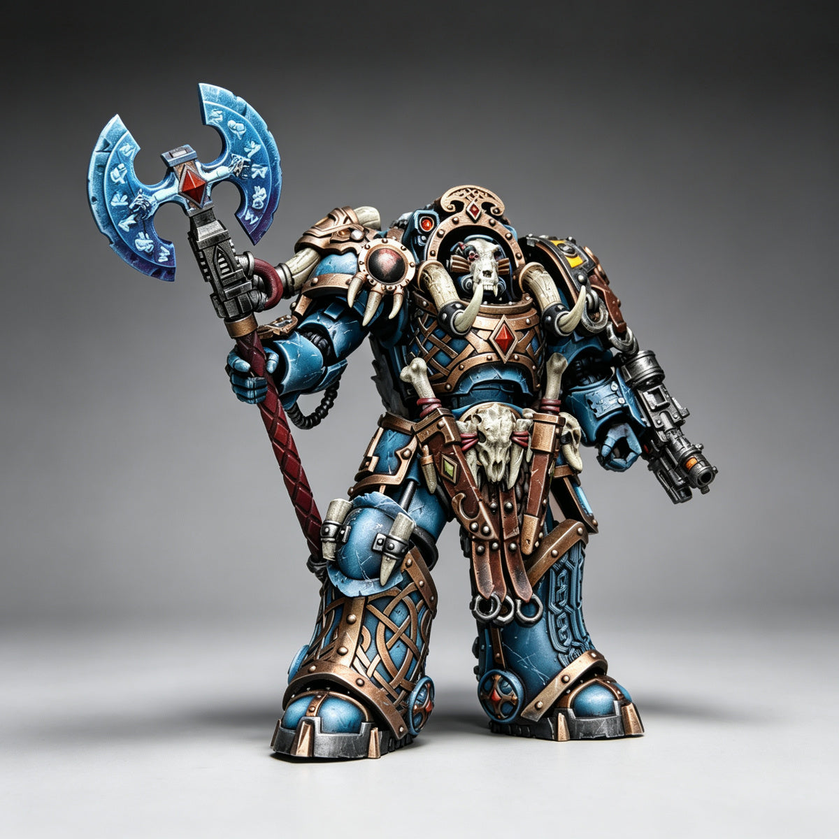 Space Wolves Praetor in Terminator Armour 1/18 Scale Custom Action Figure