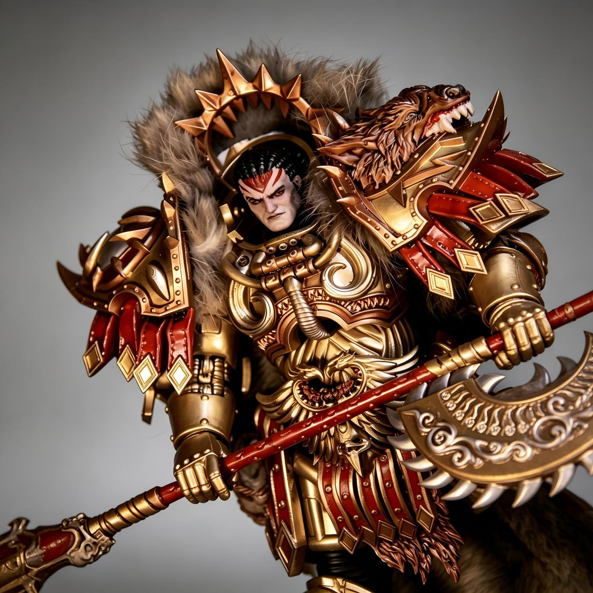 World Eaters Primarch Angron Pre-Daemonhood 30K Horus Heresy 1/18 Scale Custom Action Figure