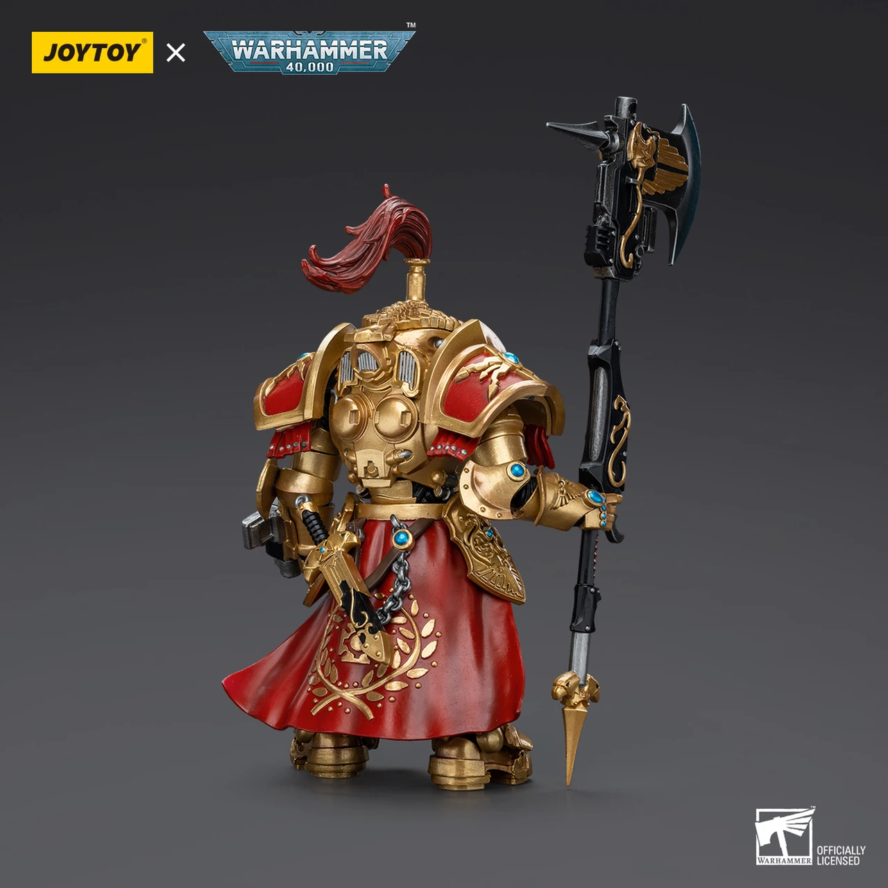 JOYTOY Warhammer 40,000 - Allarus Custodian with Castellan Axe