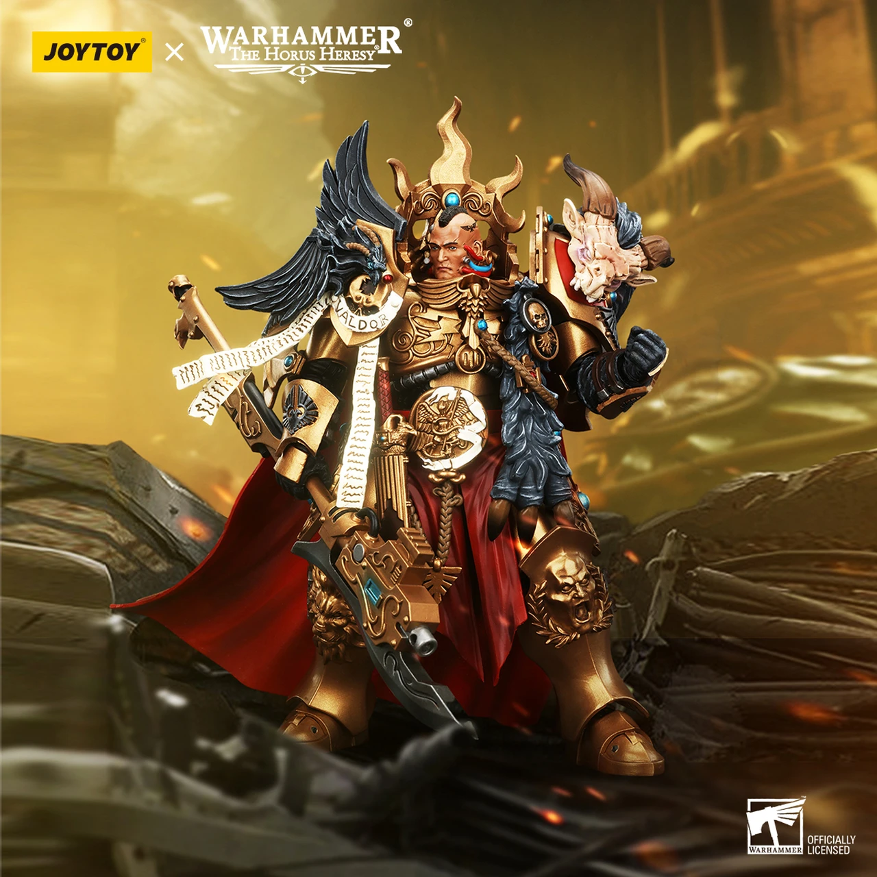 JOYTOY Warhammer The Horus Heresy - Legio Custodes Constantin Valdor, Captain-General of the Legio Custodes