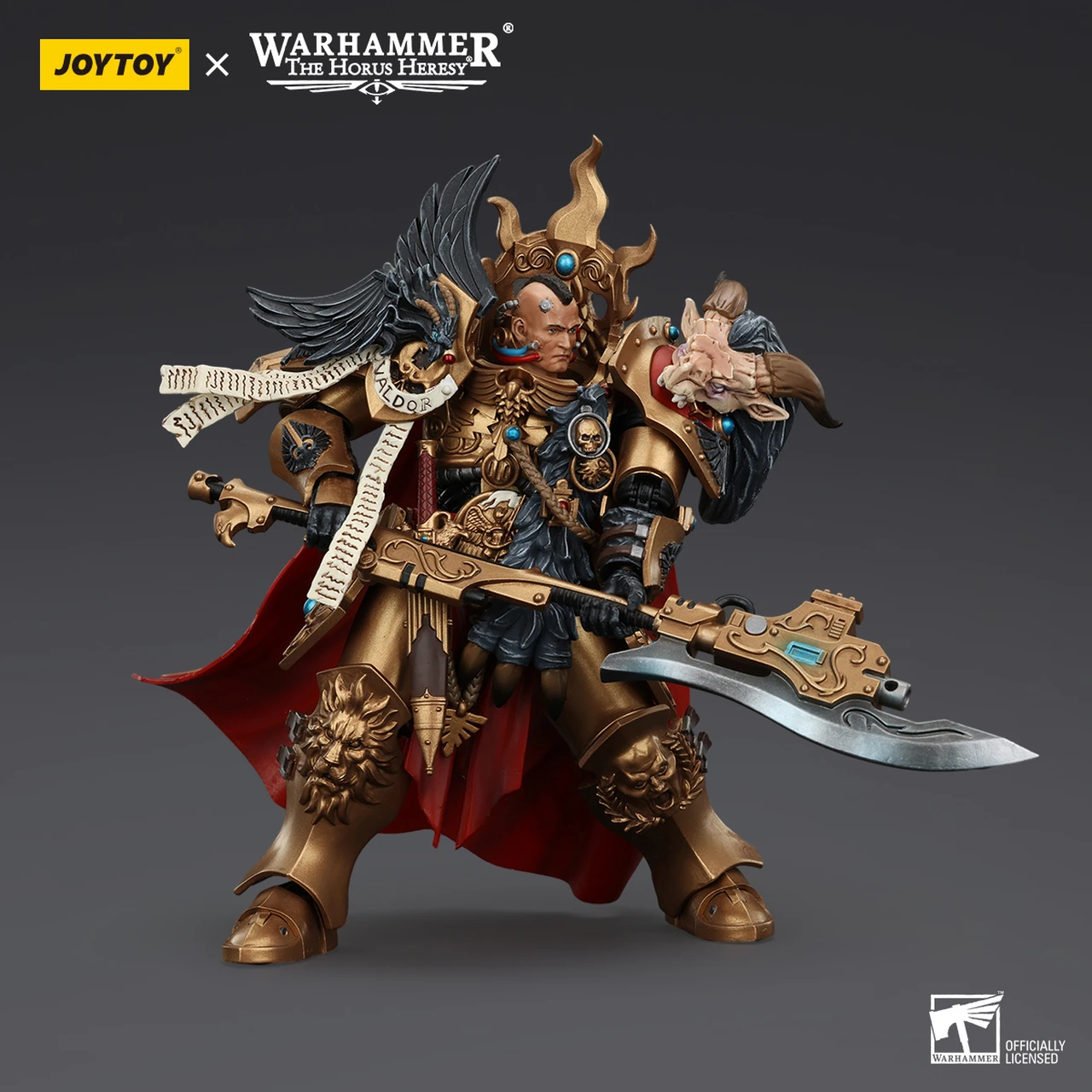 JOYTOY Warhammer The Horus Heresy - Legio Custodes Constantin Valdor, Captain-General of the Legio Custodes
