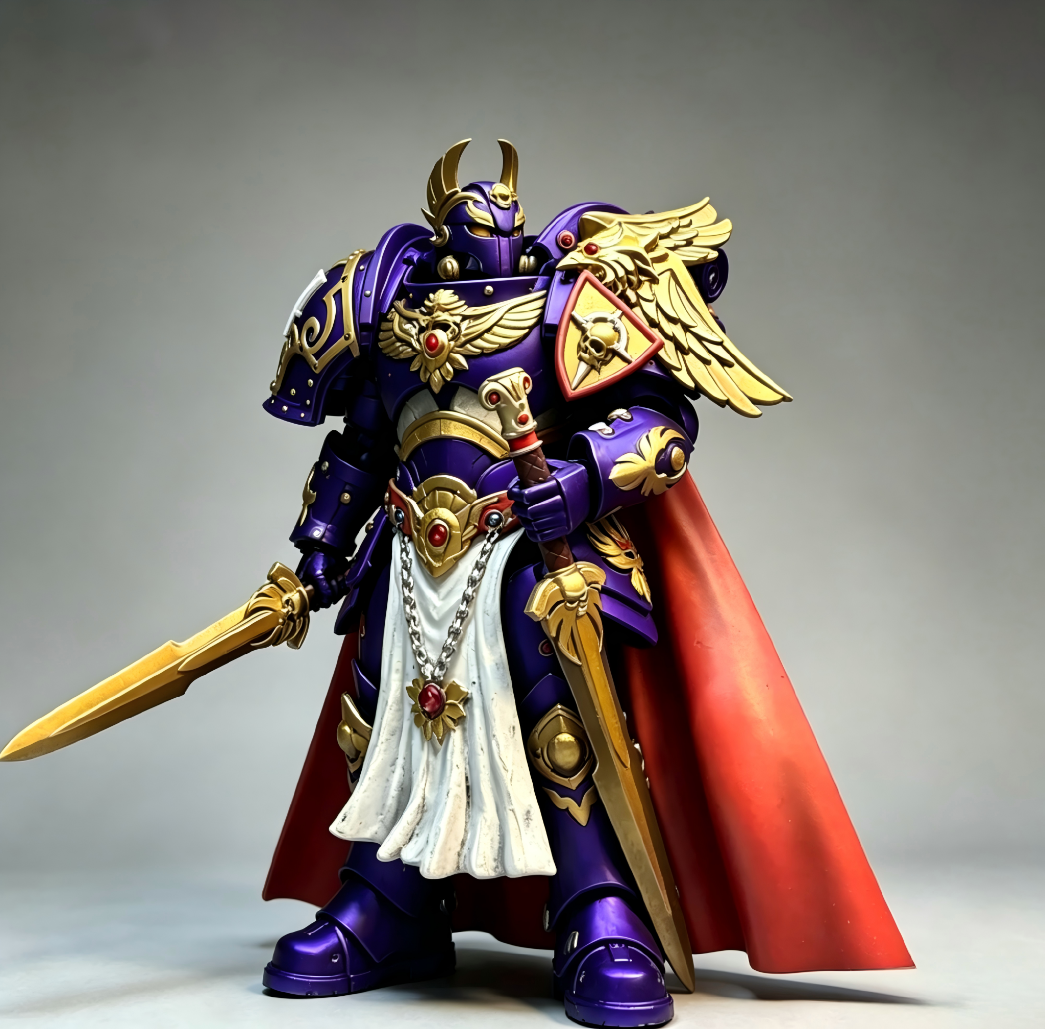 1/18 Emperor's Children Palatine Blade Commander - Custom Hand-Painted Action Figure (1-of-1)