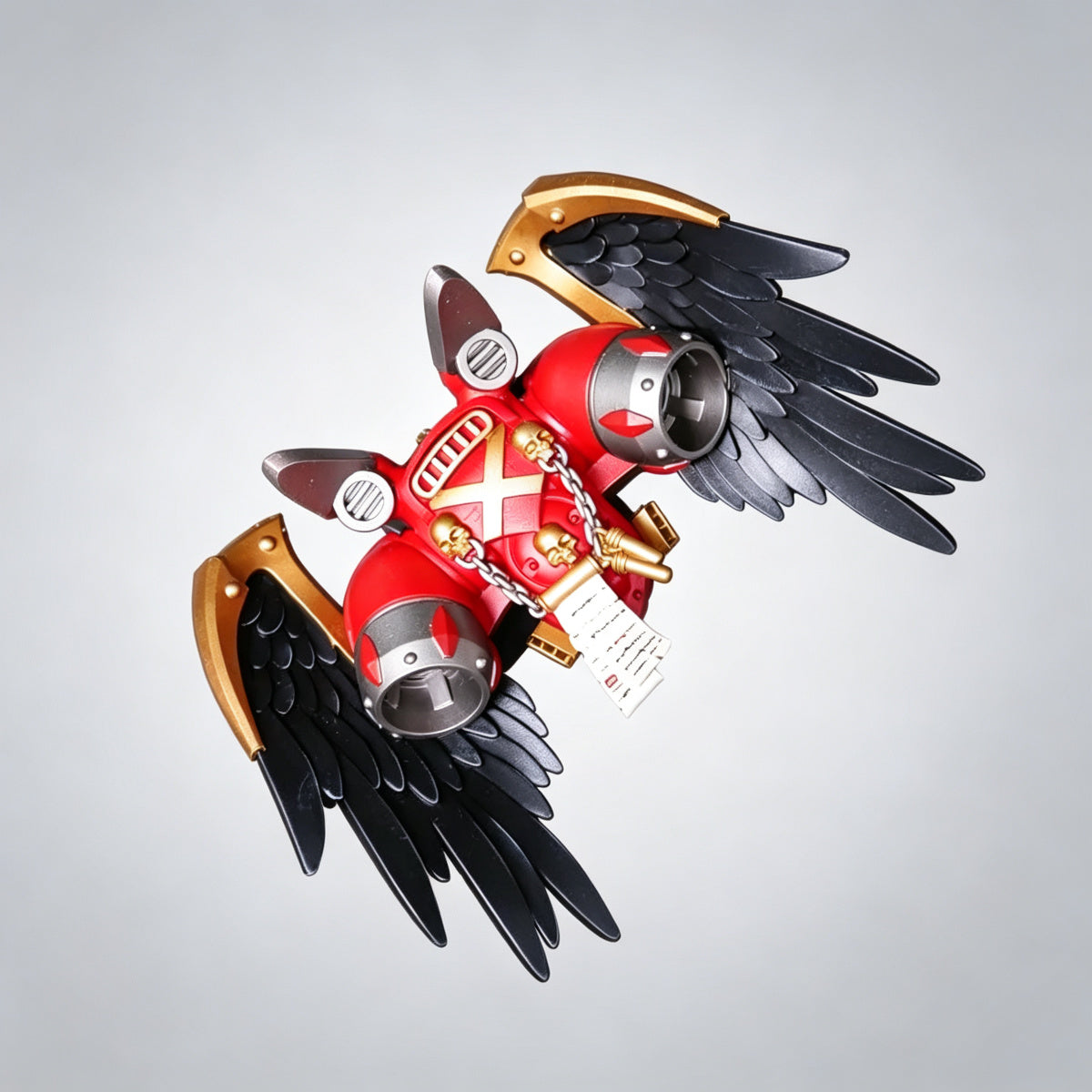 Custom Blood Angels Jump Pack - Black Wings & Gold X-Cross