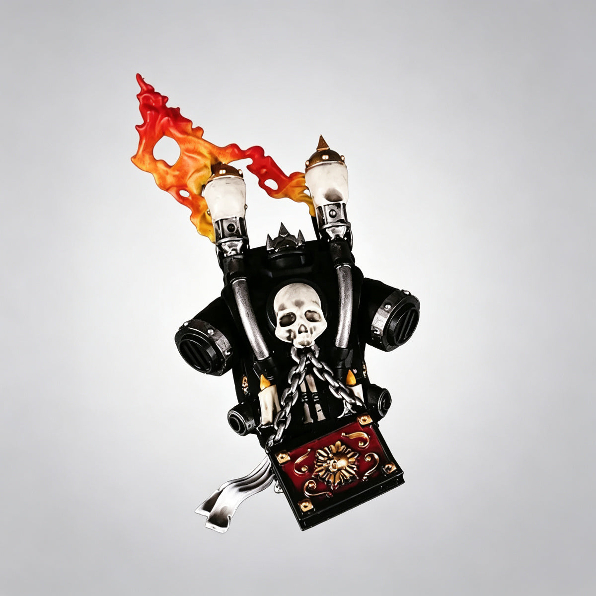 Custom Black Templars Power Pack - Flaming Torch & Relic Tome