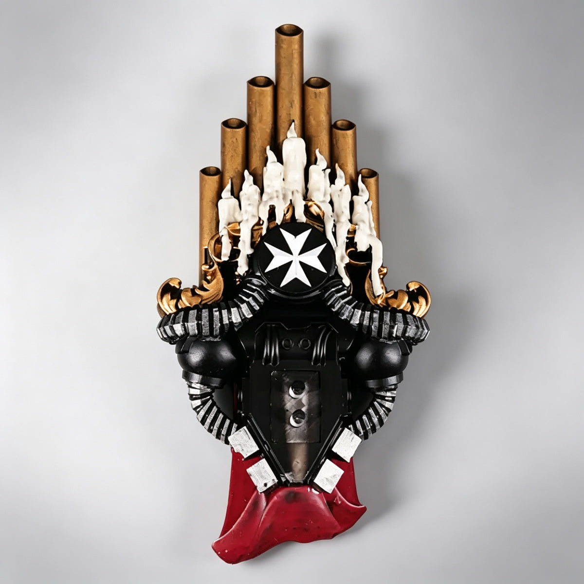 Custom Black Templars Power Pack - Pipe Organ Shrine & Candles
