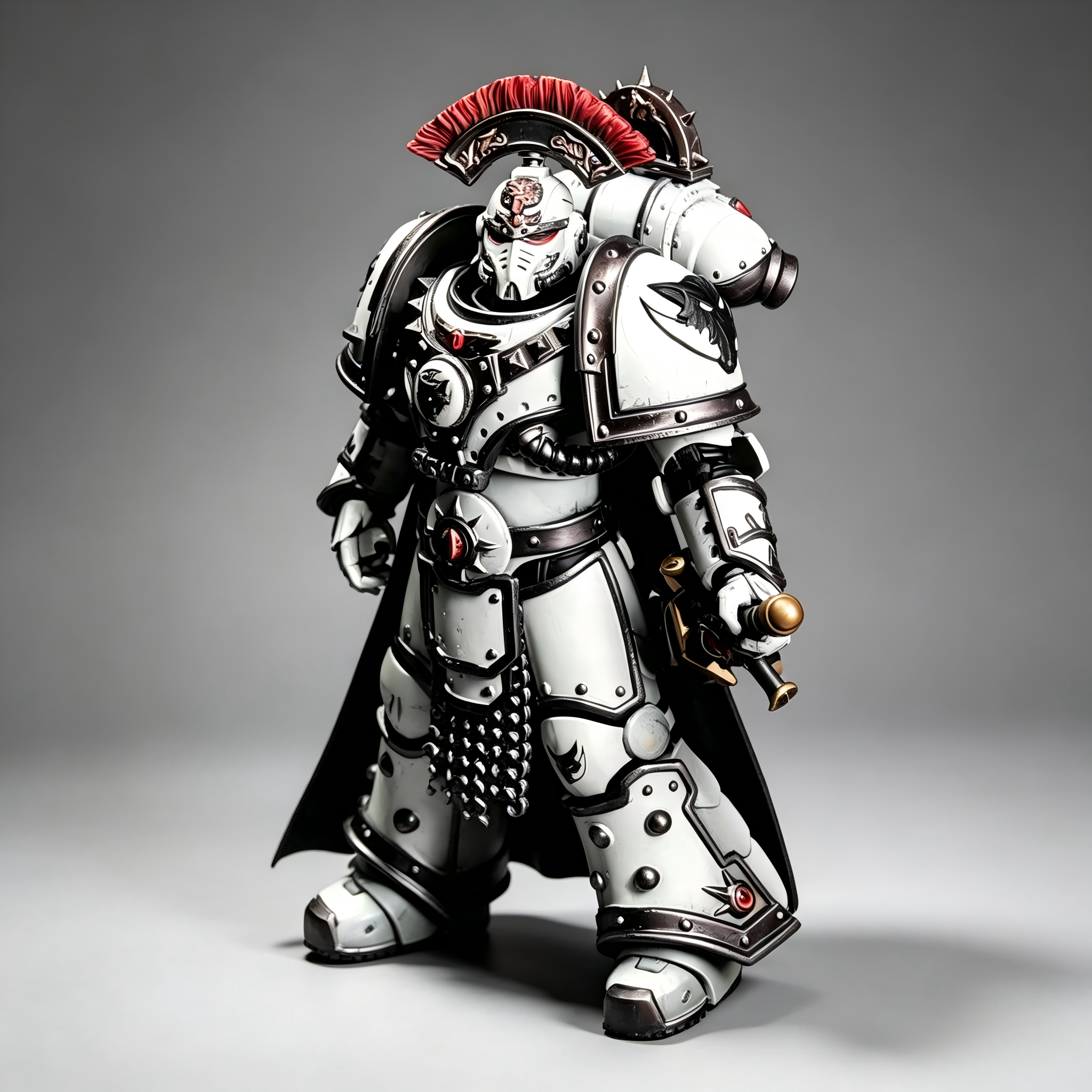XVI Legion Lunar Wolf Captain (Dual Pauldron Edition) - Custom Figure