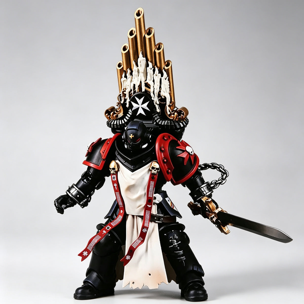 Custom Black Templars Power Pack - Pipe Organ Shrine & Candles