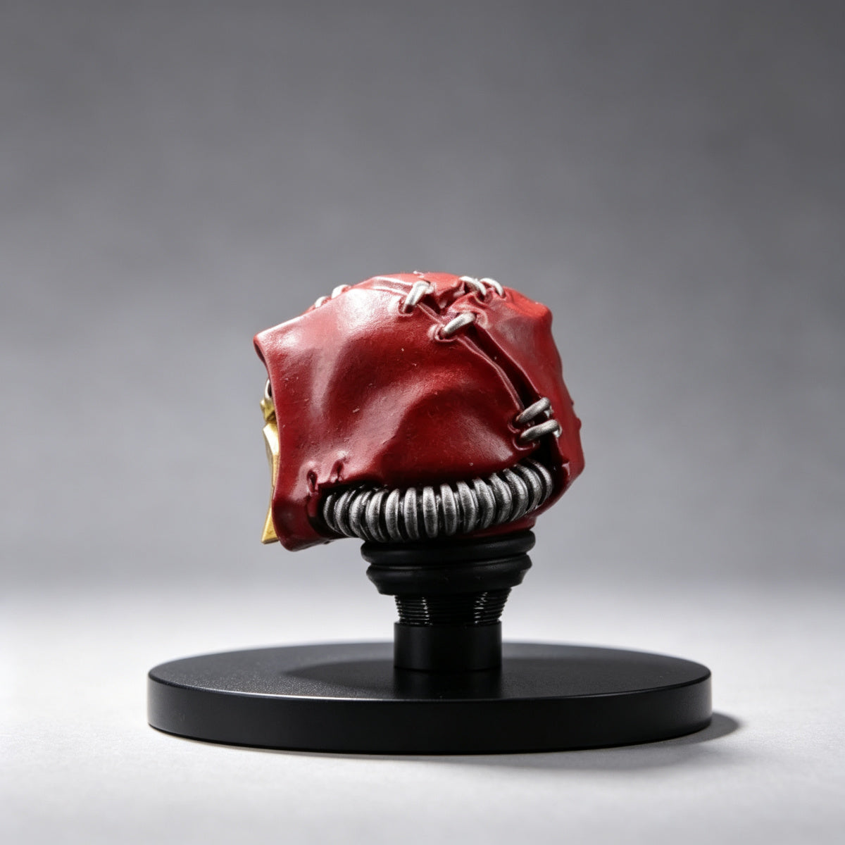 Custom Cypher Helmet - Red Hooded Face Grille