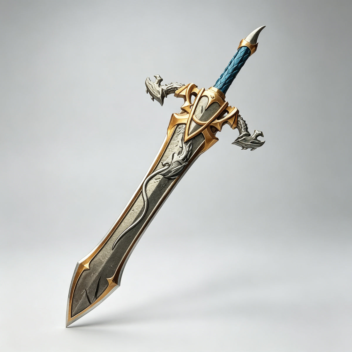 Custom Alpha Legion Alpharius "The Pale Blade" Sword - 1/18 Action Figure Weapon Upgrade