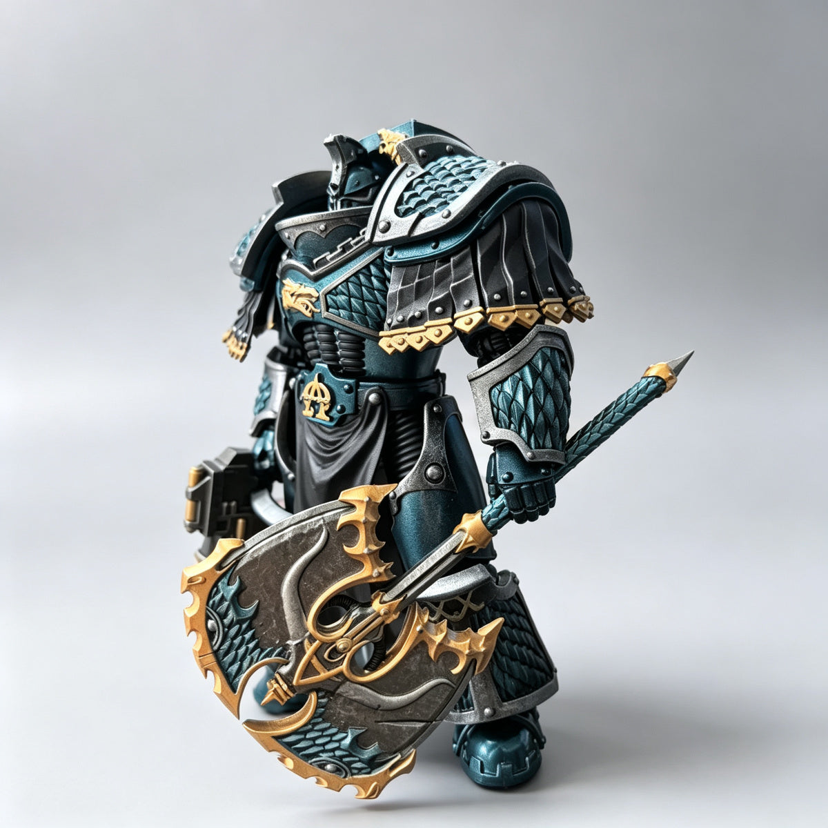 Custom Alpha Legion Relic Greataxe - 1/18 Action Figure Weapon Upgrade
