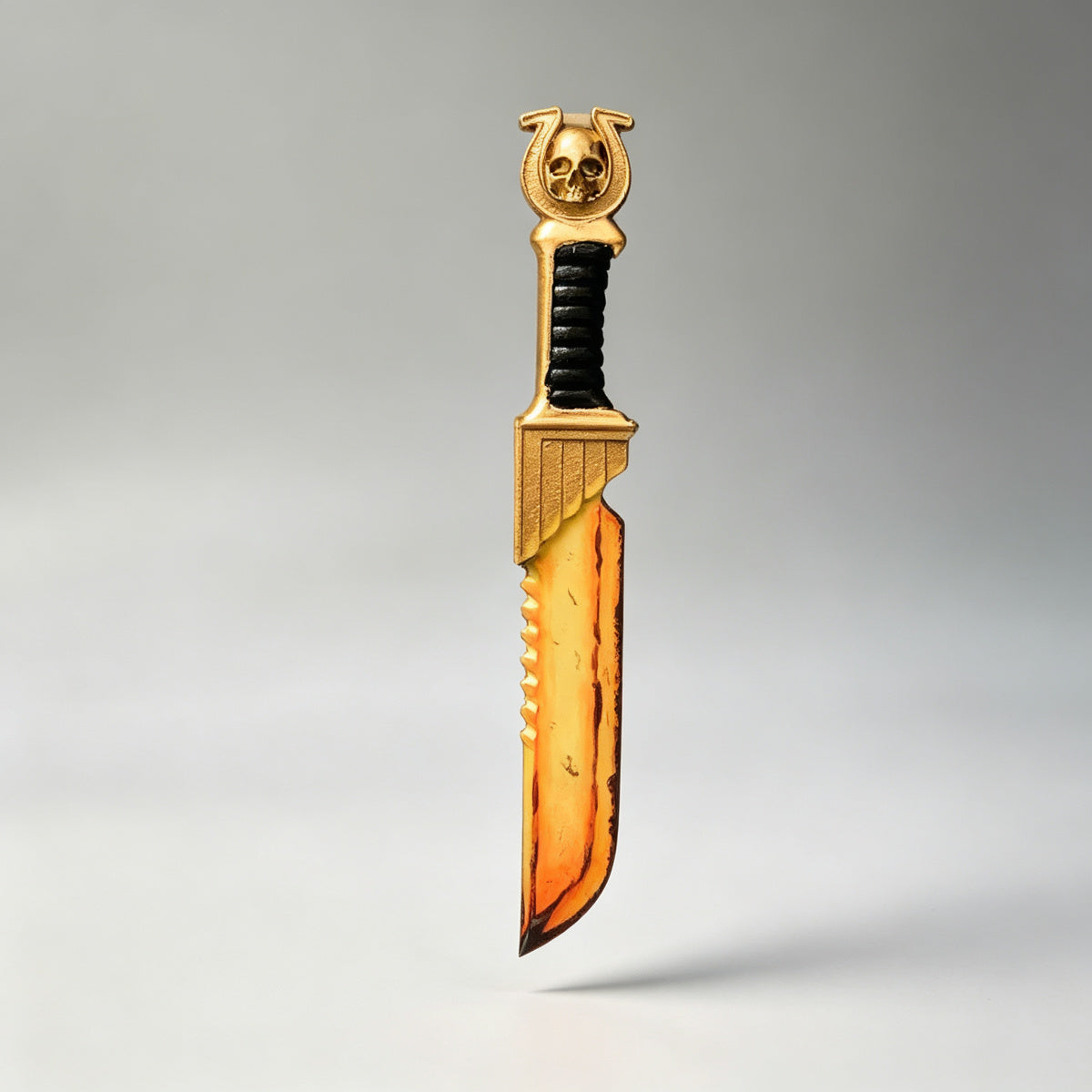 Custom Titus Heated Combat Knife - 1/18 Action Figure Weapon Upgrade