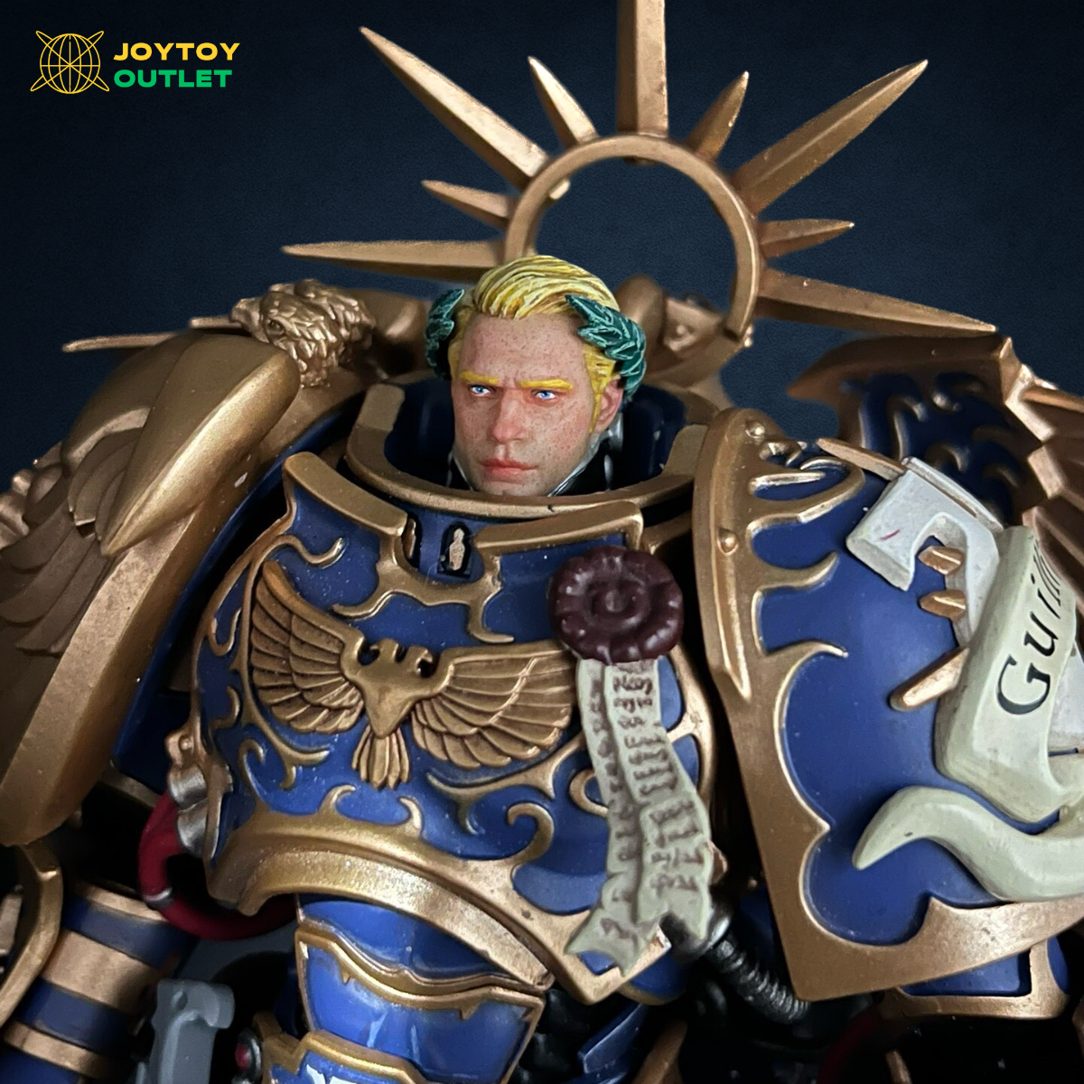 Ultramarines Guilliman Unhelmeted Head Sculpt – Upgrade Part