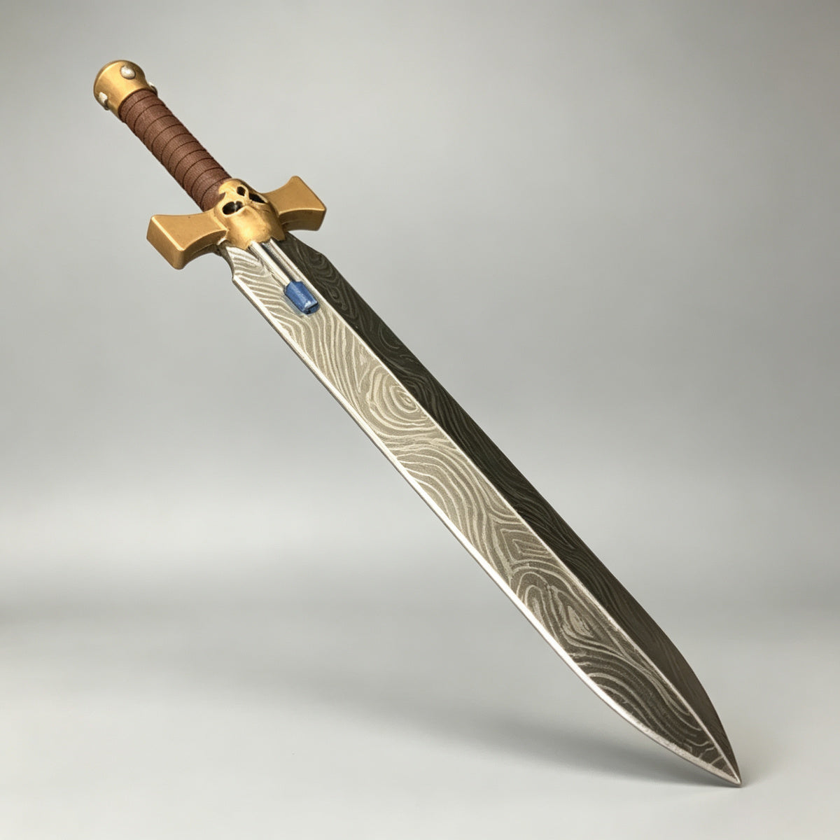 Custom Space Marine Damascus Power Sword - 1/18 Action Figure Weapon Upgrade