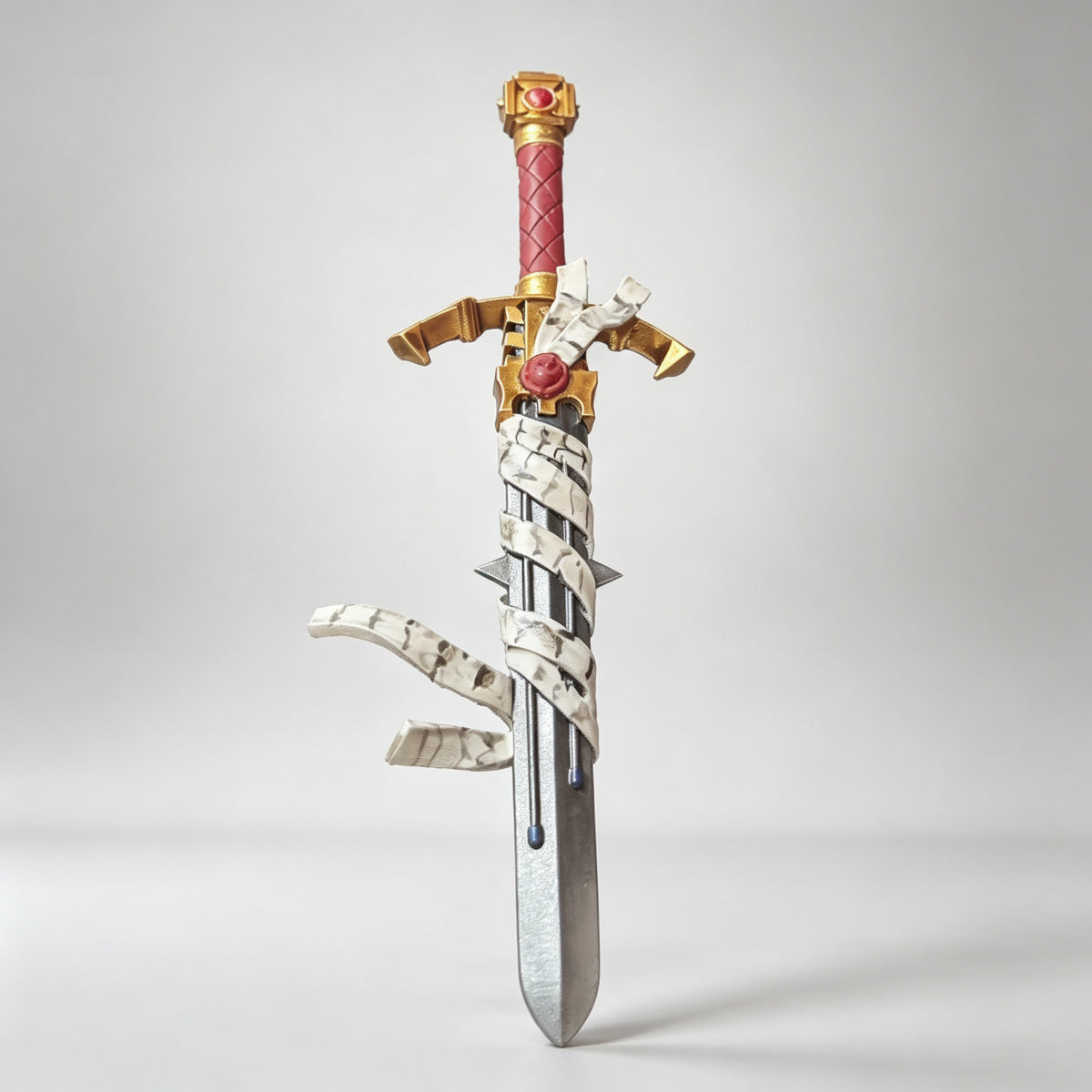 Custom Relic Power Sword with Purity Seal Wraps - 1/18 Action Figure Weapon Upgrade