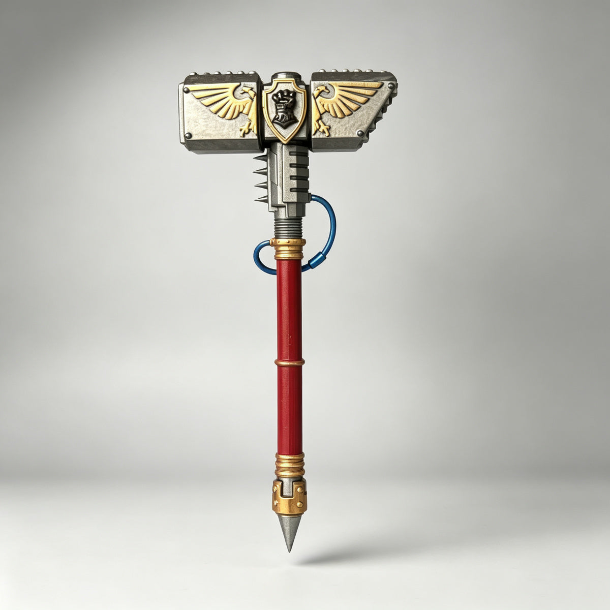 Custom Imperial Fists Relic Thunder Hammer - 1/18 Action Figure Weapon Upgrade