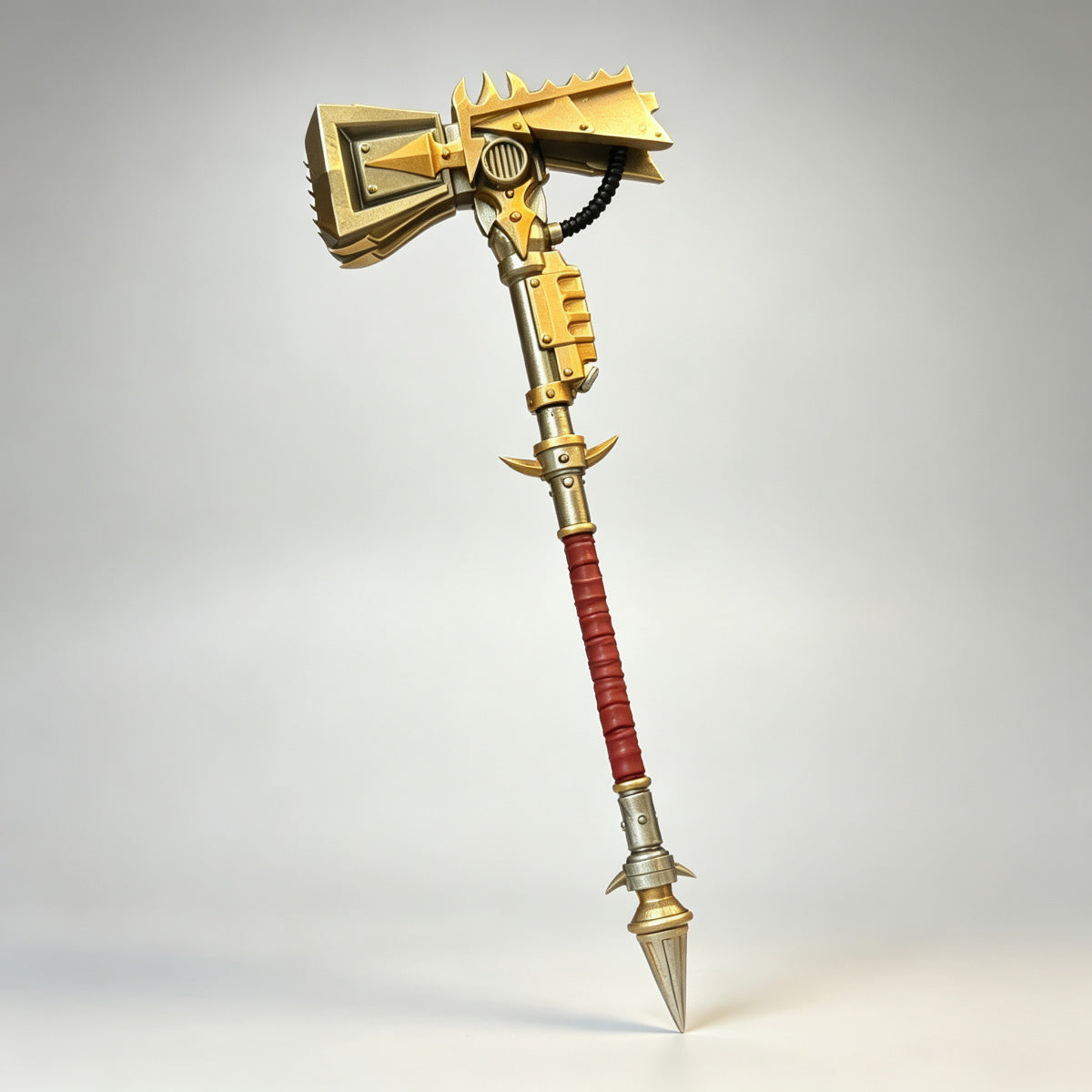 Custom Iron Warriors Perturabo Heavy Relic Hammer - 1/18 Action Figure Weapon Upgrade