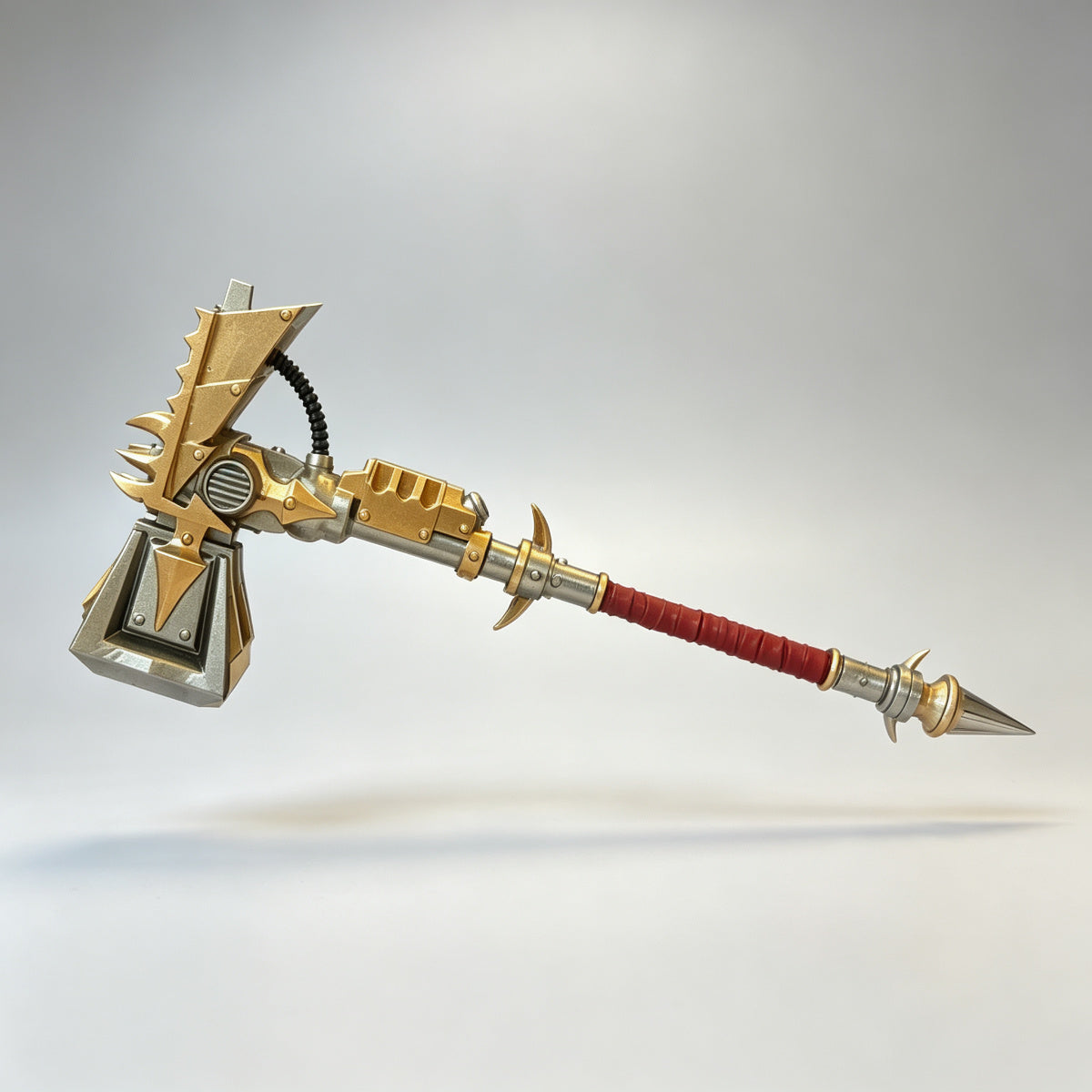 Custom Iron Warriors Perturabo Heavy Relic Hammer - 1/18 Action Figure Weapon Upgrade